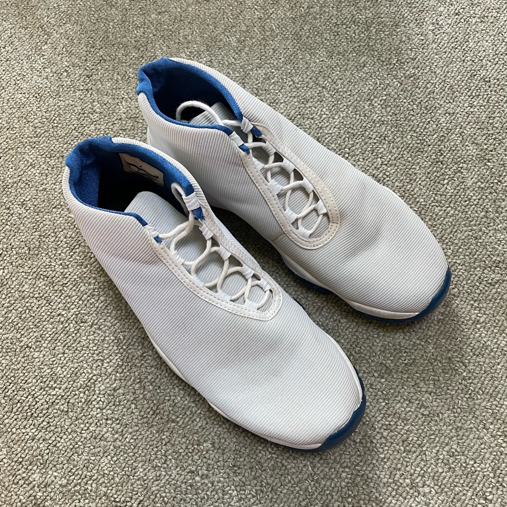Men’s Air Jordan Future Blue and White size 8